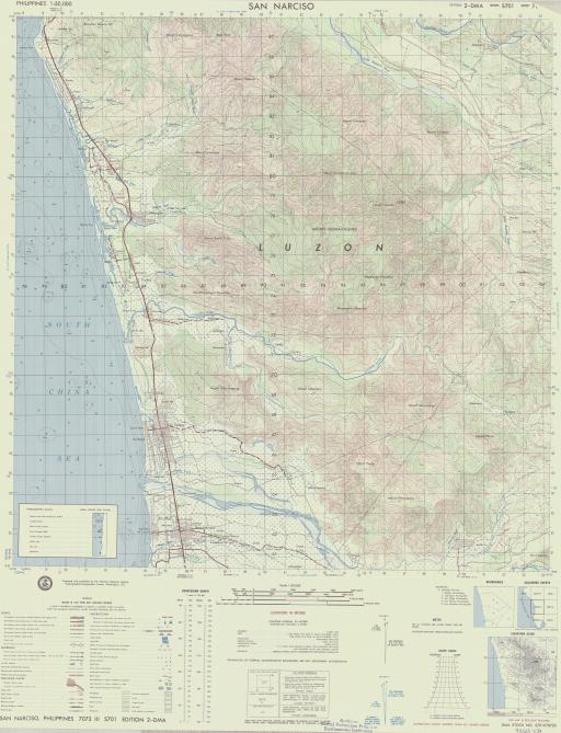 Map of San Narciso