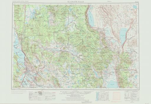Map of Klamath Falls
